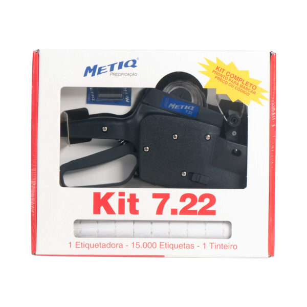 Kit Etiquetadora 7.22 7 digitos + Etiquetas brancas (22mmx12mm) - Image 2