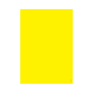 Cartaz laminado amarelo liso A5 2 faces