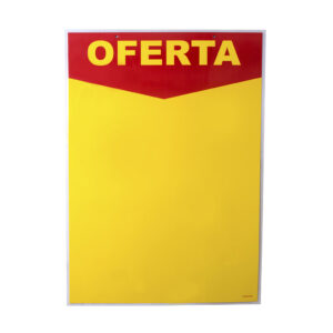 Cartaz laminado Oferta c/ilhós A1 2 faces