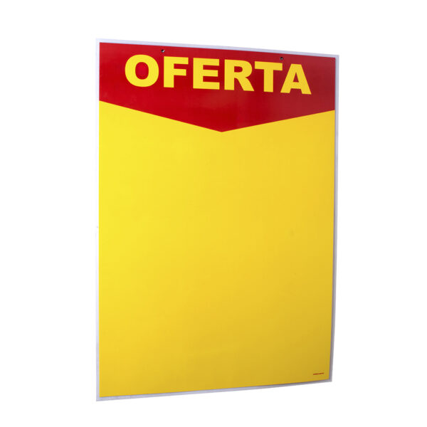 Cartaz laminado Oferta c/ilhós A1 2 faces - Image 2