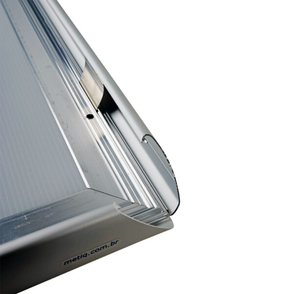Moldura Snapframe Anodizado Prata A2 - Perfil 25mm - Image 2