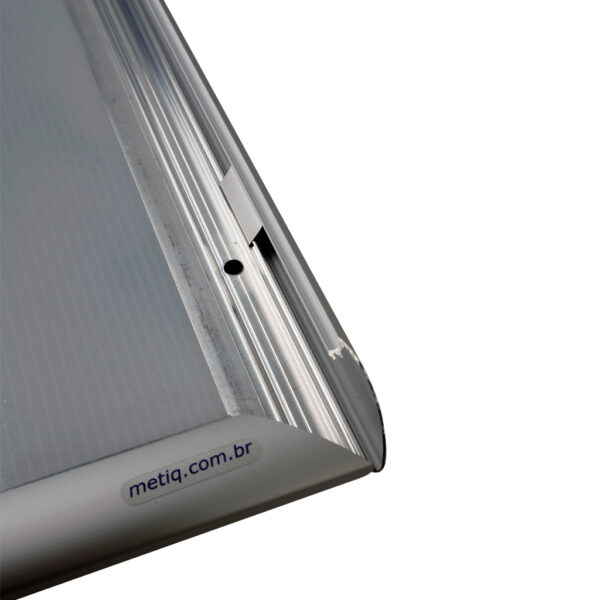 Moldura Snapframe Anodizado Prata A4 - Perfil 15mm - Image 2