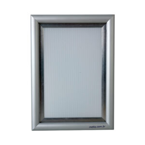 Moldura Snapframe Anodizado Prata A5 - Perfil 15mm