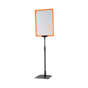 BMTT A4 com moldura plástica laranja. 1 conjunto.
