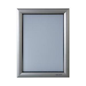 Moldura Snapframe Anodizado Prata A4 - Perfil 25mm