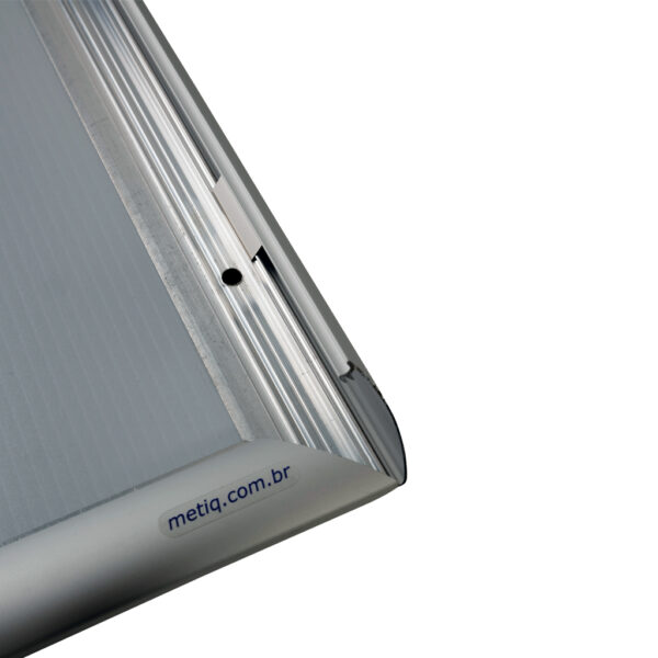 Moldura Snapframe Anodizado Prata A4 - Perfil 25mm - Image 2