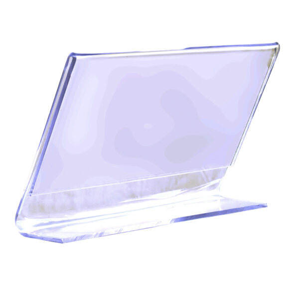 EXPOSITOR EM POLICARBONATO TRANSPARENTE 100 X60MM ESP. 1,5 MM FORMATO EM L - Image 3