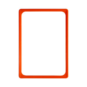 MOLDURA PLASTICA A4 LARANJA