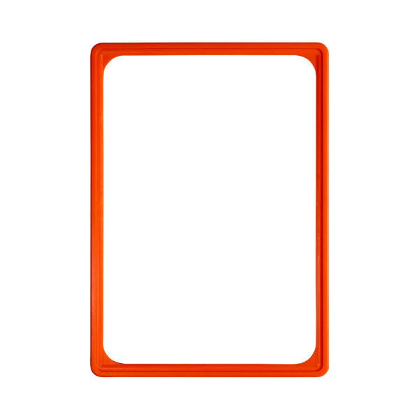 MOLDURA PLASTICA A4 LARANJA