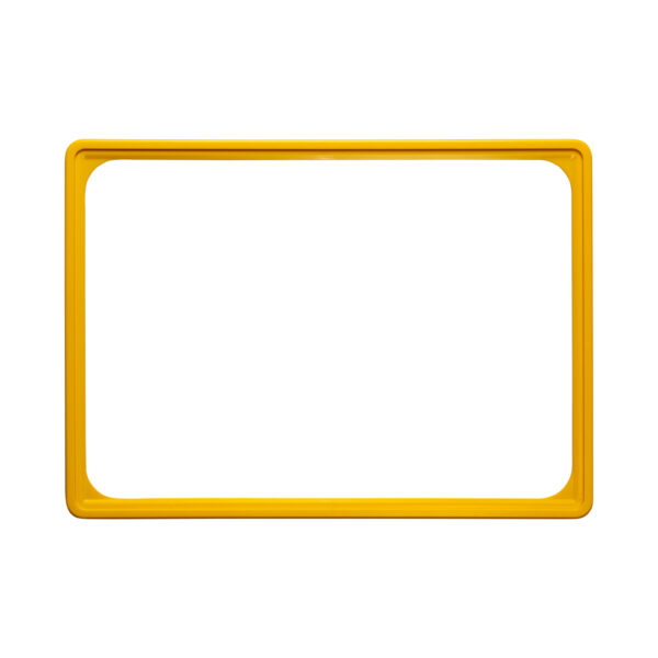 MOLDURA PALSTICA A4 AMARELA