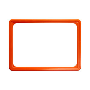 MOLDURA PLASTICA A5 LARANJA