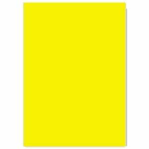 Cartaz laminado amarelo liso A5 2 faces