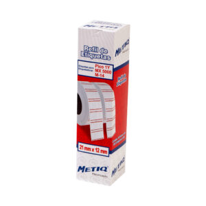 Etiquetas p/aparelho etiquetador Mx5000 CX 8.500UN (21x12mm)