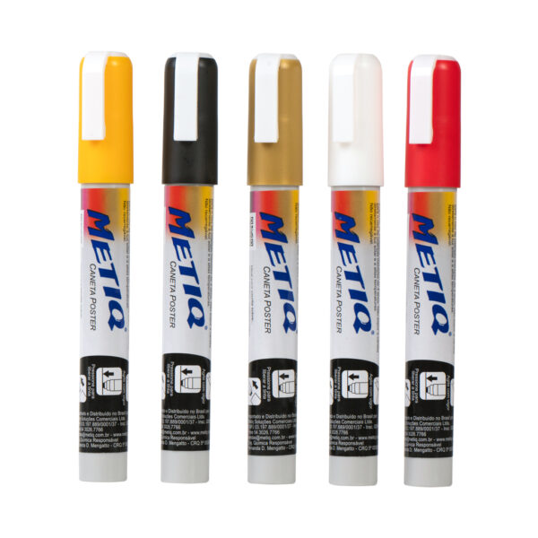 Caneta Poster 2mm – Blister com 5UND
