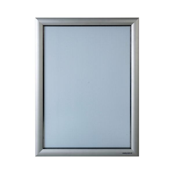 Moldura Snapframe Anodizado Prata A3 - Perfil 25mm