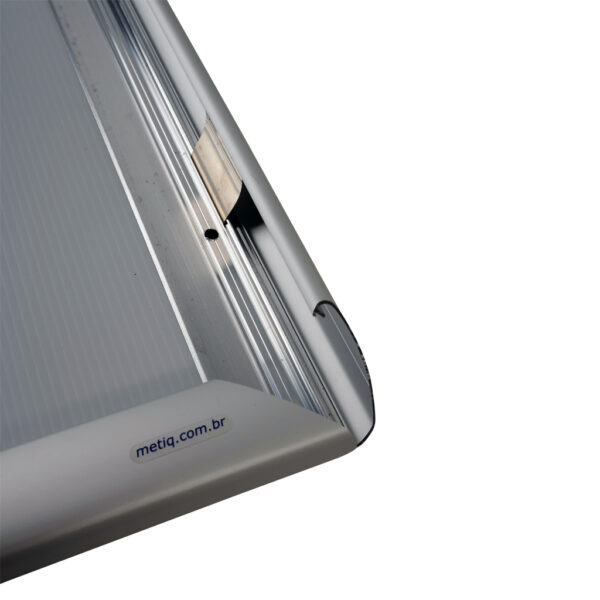 Moldura Snapframe Anodizado Prata A3 - Perfil 25mm - Imagem 2